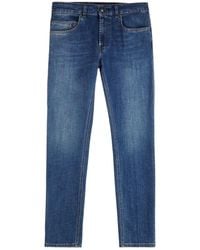Fay - Five-Pocket Design Slim-Cut Jeans - Lyst