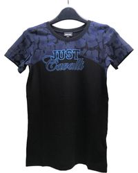 Just Cavalli - Logo T-Shirt With Round Neck - Lyst