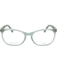 Jimmy Choo - Eyewear Rectangle Frame Glasses - Lyst