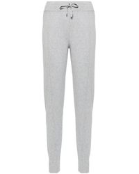 Eleventy - Drawstring-Fastening Knitted Trousers - Lyst