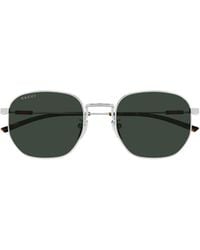 Gucci - Eyewear Geometric Frame Sunglasses - Lyst