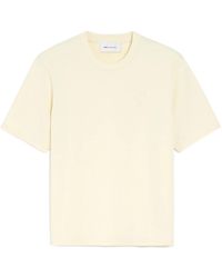 Ami Paris - Cotton T-Shirt With Embossed Ami De Coeur - Lyst