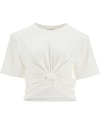 Magda Butrym - Knot-Detail T-Shirt - Lyst