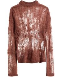 Rick Owens - Stylish Solid Color Lightweight Knit Sweater - Lyst