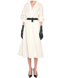 Norma Kamali - Super Oversized Bf Nk Shirt Flared Dress - Lyst