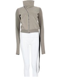 Rick Owens - High-Neck Long-Sleeved Casual Jacket - Lyst