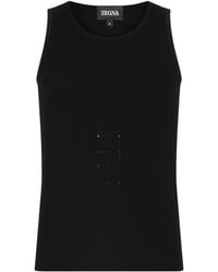 ZEGNA - Sleeveless Crewneck Top - Lyst