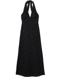 Posse - Salma Halter-Neck Midi Dress - Lyst