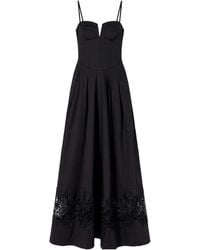 Rebecca Vallance - Cotton-Blend Poplin Gown - Lyst