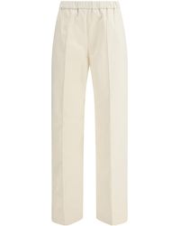 Fabiana Filippi - Pleat Detailed Straight-Leg Trousers - Lyst