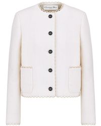 Dior - Cropped Jacket - Lyst