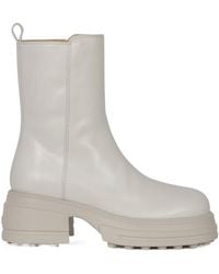 Tod's - Zip-Up Leather Boots - Lyst