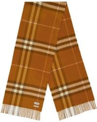 Burberry - Plaid Pattern Scarf - Lyst