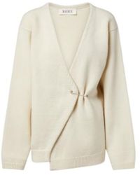 Rohe - Wool And Cashmere Wrap Cardigan - Lyst