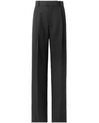 Bottega Veneta - Pleated Twill Trousers - Lyst