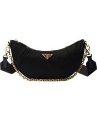 Prada - Re-Nylon Demi-Lune Shoulder Bag - Lyst