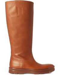 The Row - Round Head Boots - Lyst