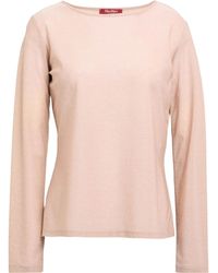 Max Mara - Minimalist Solid Color Knit Top - Lyst