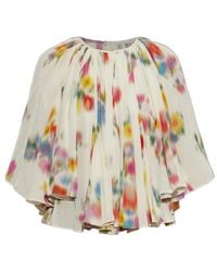 Isabel Marant - Isabel Marant Étoile Lara Pleated Cape Top - Lyst