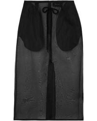 Simone Rocha - Bow-Decorated Midi Skirt - Lyst