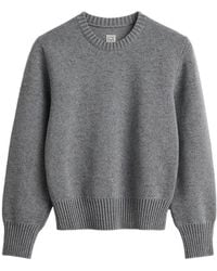 TOTEME - Crew-Neck Knit Top - Lyst