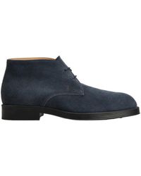 Tod's - Round Toe Lace-Up Boots - Lyst