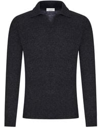 Roberto Collina - Polo Collar Knit Sweater - Lyst