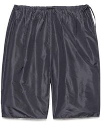 Prada - Taffeta Bermudas - Lyst