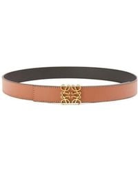 Loewe - Logo Buckled Reversible Belt - Lyst