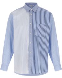 Comme des Garçons - Patchwork Striped Shirt - Lyst