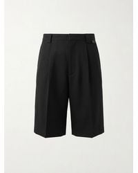 Gucci - Wool-Blend Bermuda Shorts With Web Detail - Lyst