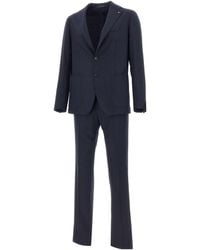 Tagliatore - Slim Fit Two Piece Suit - Lyst