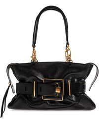 Balmain - Anthem Buckled Shoulder Bag - Lyst
