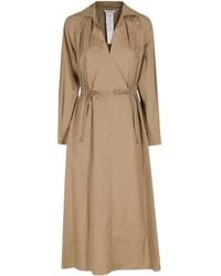 Max Mara - Pedaggi Drawstring A-Line Midi Dress - Lyst