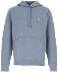 Maison Kitsuné - Maison Kitsuné Fox Head Patch Drawstring Hoodie - Lyst