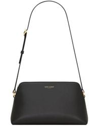 Saint Laurent - Paris Zip-Up Mini Shoulder Bag - Lyst