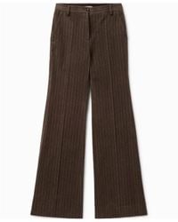 1989 STUDIO - Pinstriped Flared Pants - Lyst