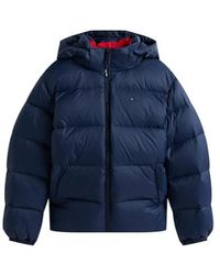 Tommy Hilfiger - Logo-Embroidered Padded Jacket - Lyst