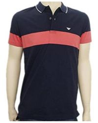 Emporio Armani - Logo Details Polo Shirt - Lyst