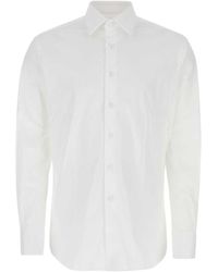 Prada - Buttoned Long-Sleeved Shirt - Lyst