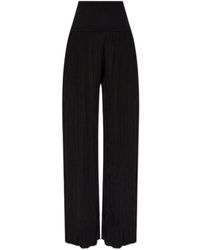 Alaïa - Alaïa High Waist Knitted Pants - Lyst