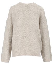 Peserico - Diamond-Knit Crewneck Jumper - Lyst