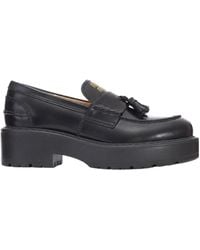 Miu Miu - Tassel-Detail Chunky-Sole Loafers - Lyst