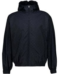 Gucci - Gg Jacquard Nylon Zip Jacket - Lyst