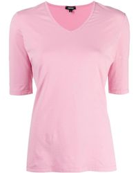 Aspesi - V-Neck Short-Sleeve Top - Lyst