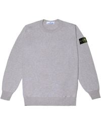 Stone Island - Compass Patch Crewneck Jumper - Lyst