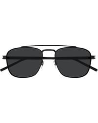 Saint Laurent - Eyewear Sl 665 Rectangular Sunglasses - Lyst