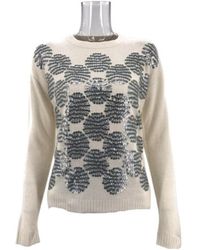 Armani Jeans - Round-Neck Long-Sleeved Sweater - Lyst