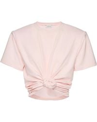 Magda Butrym - Re 26 Knot Detail T-Shirt - Lyst
