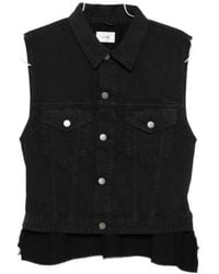 Haikure - Ryder Frayed Denim Vest - Lyst